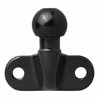 Bola de remolque negra en angulo D17.2 S350 homologada tipo E