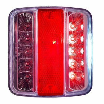 Luz trasera 4 funciones 98x105mm 14LED