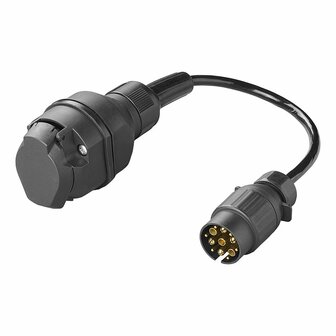 Cable alargador de 30 cm de tipo Multicon West de 13 pines a tipo Jaeger de 13 pines