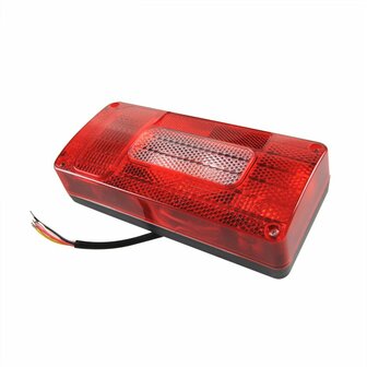 Luz trasera 6 funciones 215x100mm izquierda