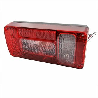 Luz trasera 6 funciones 215x100mm derecha