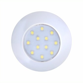 Luminaria de techo de superficie 12 leds 12V 240lm diametro 75x18mm