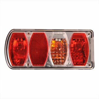 Luz trasera 6 funciones 222x100mm izquierda