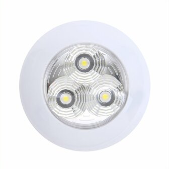 Luminaria de techo de superficie 3 leds 12V 290lm diametro 95x25mm