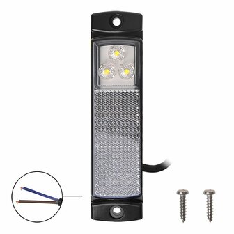 Lampara de galibo 12 24V blanca 126x30mm LED
