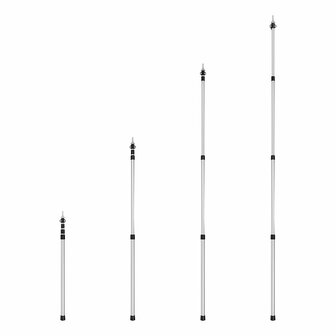 Poste telescopico para tienda de campana  4 piezas  83-230 cm