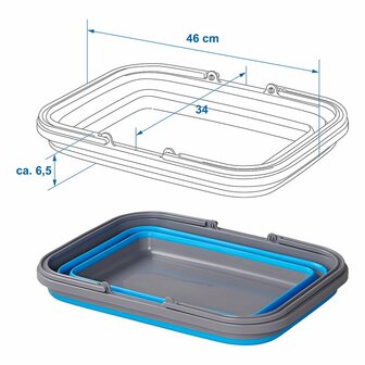 Barreno de 16L plegable