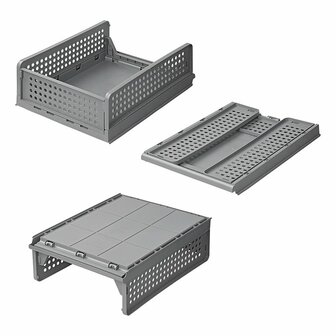 Organizador de cocina apilable de 2 capas