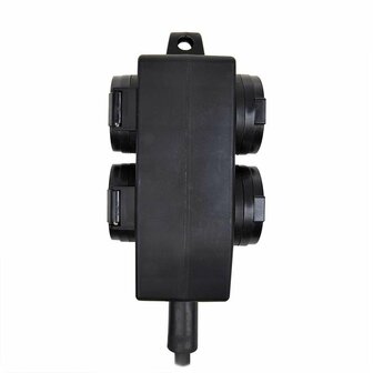 Toma Schuko de 4 vias 5M 3x 1 5 mm&sup2;