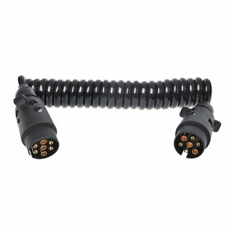 Cable espiral 3M con 2 conectores de 7 pines de PVC