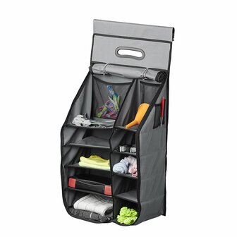 Organizador 14 compartimentos 40 x 78 x 26 cm con bolsillo con cremallera + keder de 7 mm