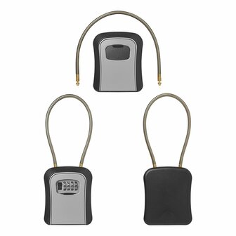 Caja fuerte para llaves con cerradura de combinacion y alambre de acero