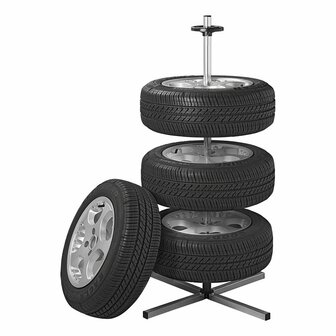 Caballete de llanta de aluminio XL para 4 neumaticos