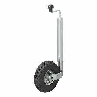 Rueda de nariz de 48mm  llanta de metal y neumatico de 260x85mm
