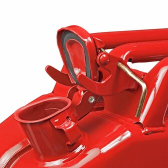 Bidon metalico rojo de 10 l con homologacion UN TuV GS