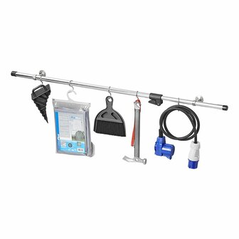 Riel de suspension para garaje de autocaravana de 85 a 165 cm