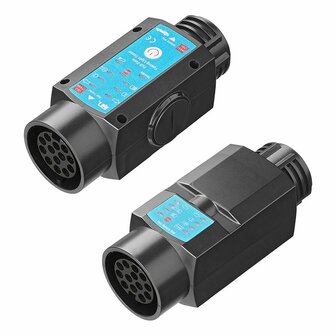 Comprobador de iluminacion de remolques y vehiculos  13 pines  recargable