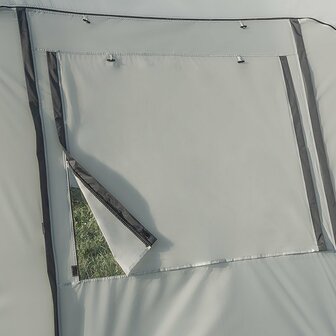 Pared lateral con ventana para carpa inflable para fiestas.