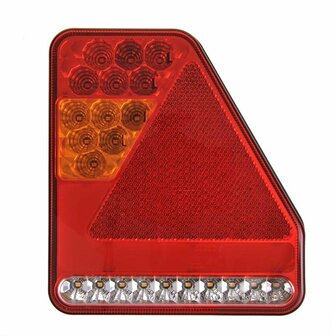 Luz trasera 5 funciones 208x188mm 22LED derecha UK