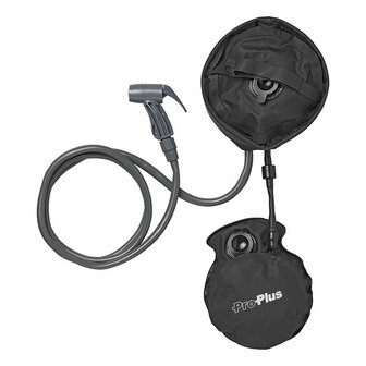 Ducha de camping 11L con bomba de pie