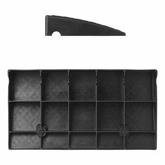 Bloque de rampa para borde elevado 70 mm negro - juego de 2 piezas