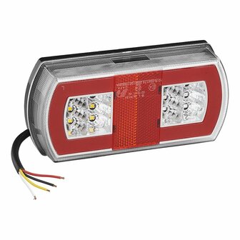 Luz trasera 5 funciones 225 x 105 mm 43LED izquierda