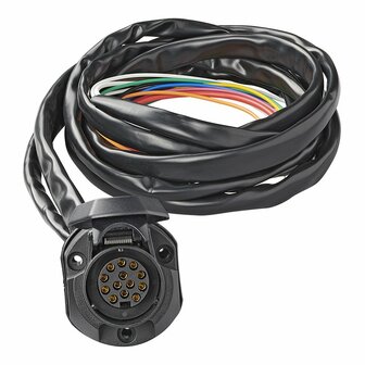 Juego de cables de remolque de 13 pines tipo PVC Jaeger + cable de 1 50 m