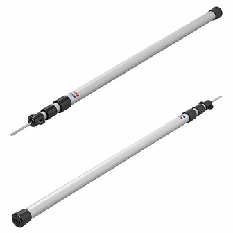 Poste telescopico para tienda de campana  3 piezas  93-230 cm (juego de 2)