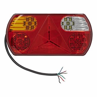 Luz trasera 6 funciones 296x142mm 32LED izquierda