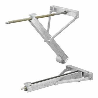 Soporte de esquina para caravana 450 kg 615 x 278 mm H:507 mm
