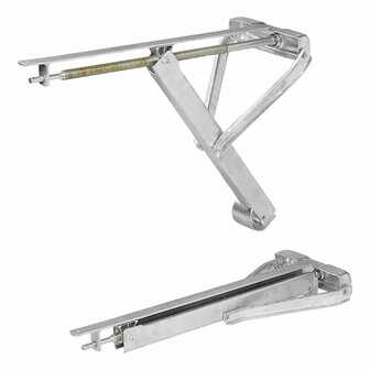 Soporte de esquina para caravana 700 kg 605 x 260 mm H: 500 mm