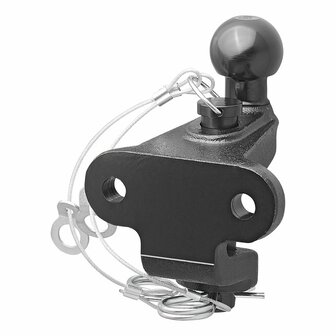 Bola de remolque negra combinada version doble D17.2 S200 homologada tipo E