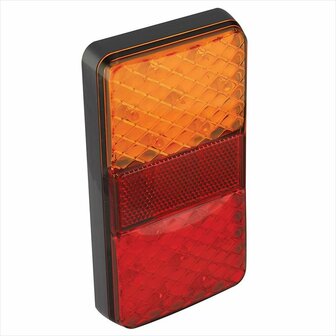 Luz trasera 12 24V 4 funciones 80x150mm LED