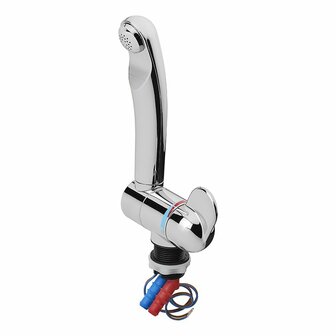 Grifo mezclador Estilo 3000 12V diametro 27 mm cano curvo
