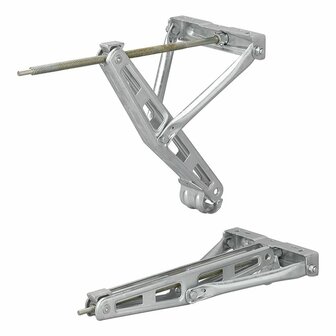 Soporte de esquina para caravana 1500 kg 619 x 280 mm H: 498 mm