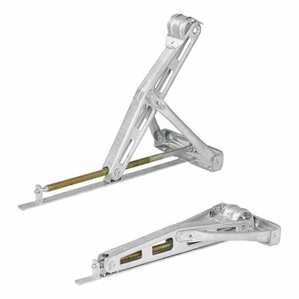 Soporte de esquina para caravana 1100 kg 597 x 280 mm H: 497 mm