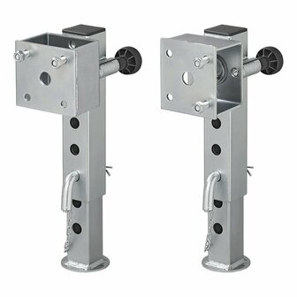 Pata de apoyo 60x60 mm inclinable TL60 D85 SW19 345-445 mm 1300 kg