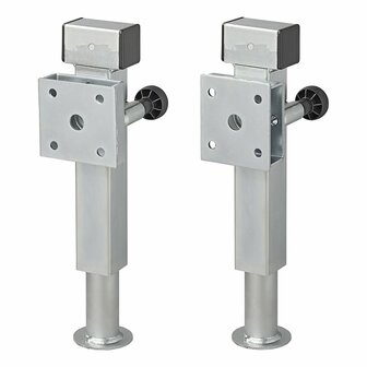 Pata de apoyo 60x60 mm inclinable SF60 D42 SW19 410-655 mm 1300 kg