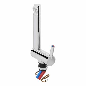 Grifo mezclador Trend A 12V diametro 27 mm cano recto cromado