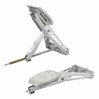 Soporte de esquina para caravana 1000 kg 605 x 280 mm H: 470 mm incl. pie estabilizador