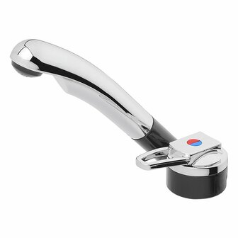 Grifo mezclador Keramik Deluxe diametro 27 mm cromo negro