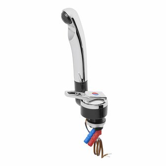 Grifo mezclador Keramik Deluxe diametro 27 mm cromo negro