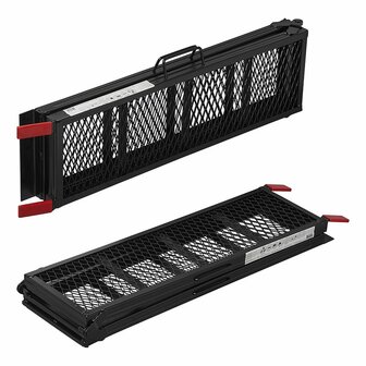 Rampa de acero plegable  203x28cm  340kg por pieza