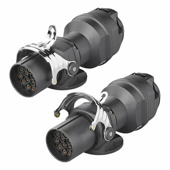 Enchufe adaptador de 24 V 15 a 12 V 13 pines ISO12098 &gt; ISO11446