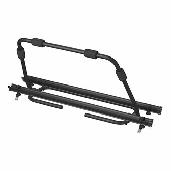 Portabicicletas negro para barra de traccion