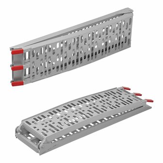 Rampa plegable de aluminio 220x28cm 340kg por pieza