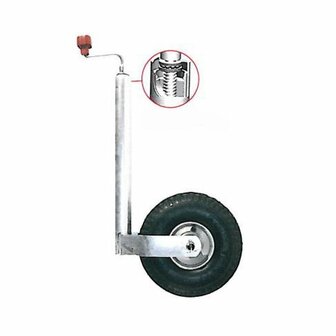 Rueda de morro  Plus diametro 48 mm neumatico 260 x 85 mm 250 kg