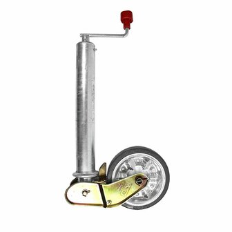 Rueda de morro corredera plegable automatica 60 mm neumatico de caucho macizo 200 x 50 mm 500 kg