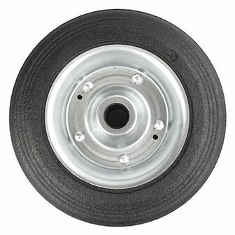Rueda de repuesto  Neumatico de caucho macizo 200 x 50 mm