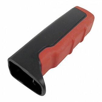 Manija de freno de mano  cerrada roja negra